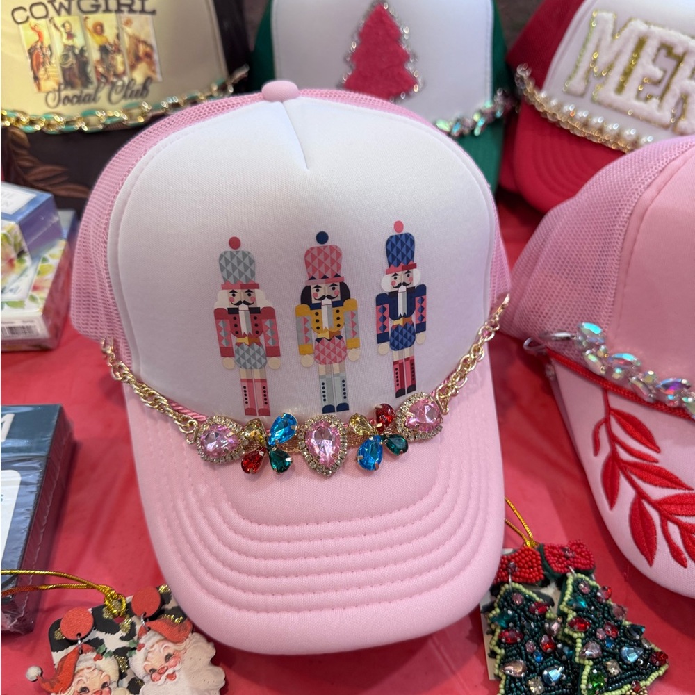 Nutcracker Design Pink Women's Cap